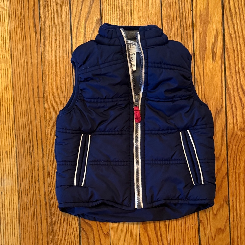 Carter's Dark Blue Kids Puffer Vest